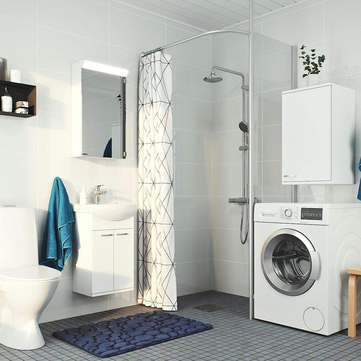 Peilikaappi V21095 Polaria LED Lumena 400 oikea VVS [6045224]