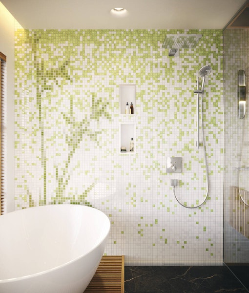 Seinäliitin Hansgrohe 26455000 Fixfit Square [6559566]