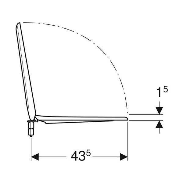 WC-istuinkansi IDO Kimset 91110 pehmeä 5711116