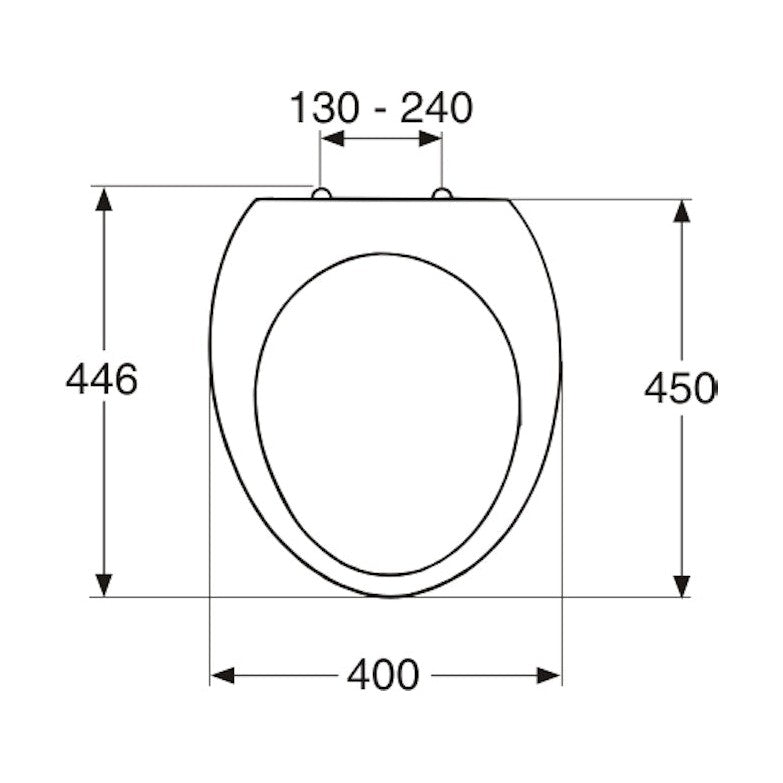 WC-istuinkansi IDO Kimset 91110 pehmeä 5711116