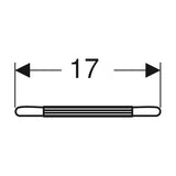 Vedin Ido 170X10X37Mm Satin. Messinki [6015700] |