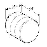 Vedin Ido 25X20X15Mm Satinoitu Messinki [86015704] |