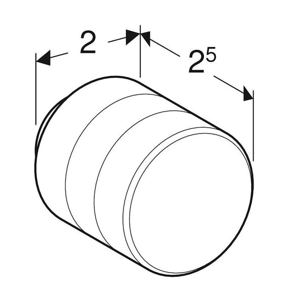 Vedin Ido 25X20X15Mm Satinoitu Messinki [86015704] |