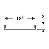 Vedin Ido 201X9X28Mm Satinoitu Messinki [6015694] |