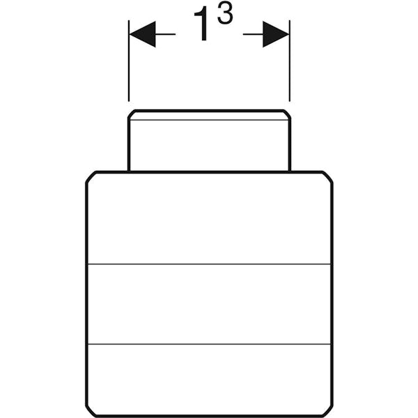 Vedin Ido 25X20X15Mm Satinoitu Messinki [86015704] |
