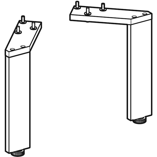 Jalkasarja Ido Sense Art 2Kpl 202Mm Valkoinen [6015686] |