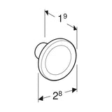 Vedin Ido 24X25X24Mm Musta [6015708] |