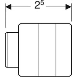 Vedin Ido 25X20X15Mm Antiikin Pronssi [6015703] |