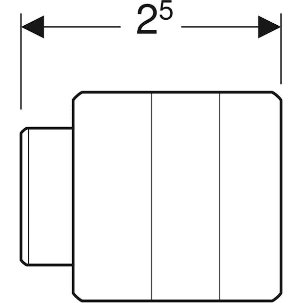 Vedin Ido 25X20X15Mm Antiikin Pronssi [6015703] |