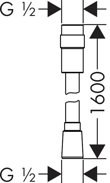 Suihkuletku Hansgrohe 28248000 Isiflex 160 Cm [6559811]