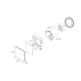 Korvausilmaventtiili Vilpe 380080 Wive 100 tuuletusluukkuun 8832057