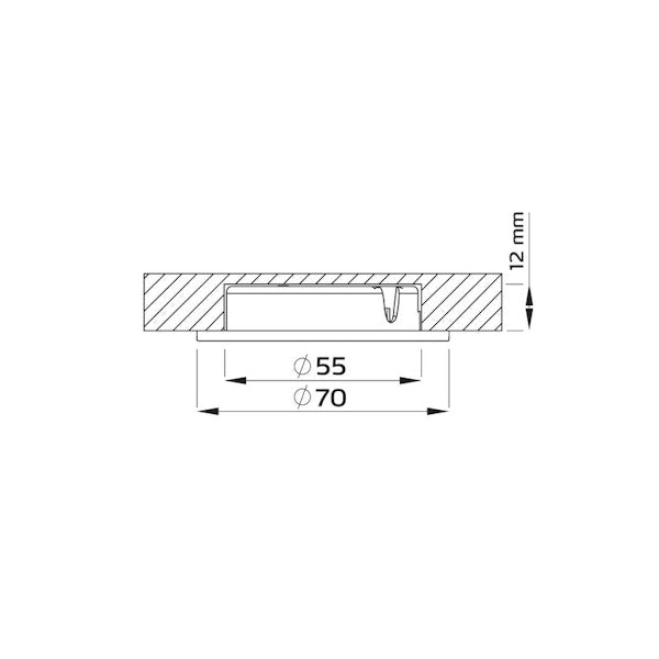Alasvalo 3324 Nordtronic Gabriella LED 4W 350MA 3K BA 4105111