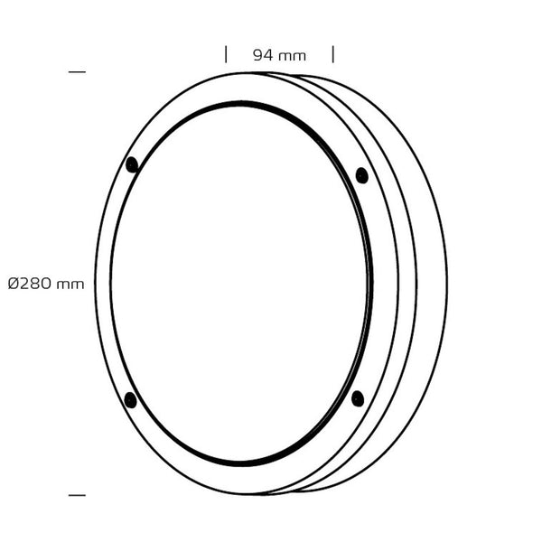 Seinävalaisin Ulko Paola Ip54 2X18W230Vac Bl E27 Gr [4501212] |