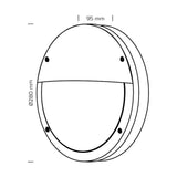 Seinävalaisin Ulko Pietra Ip54 2X18W 230Vac Bl E27 [4501213] |
