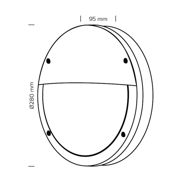 Seinävalaisin Ulko Pietra Ip54 2X18W 230Vac Bl E27 [4501213] |