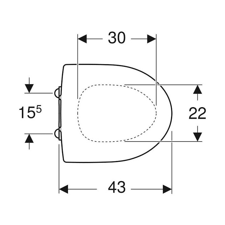 Wc - Istuinkansi Kova Sc/Qr Valkoinen [5711180] |