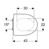 Wc - Istuinkansi Kova Sc/Qr Valkoinen [5711180] |