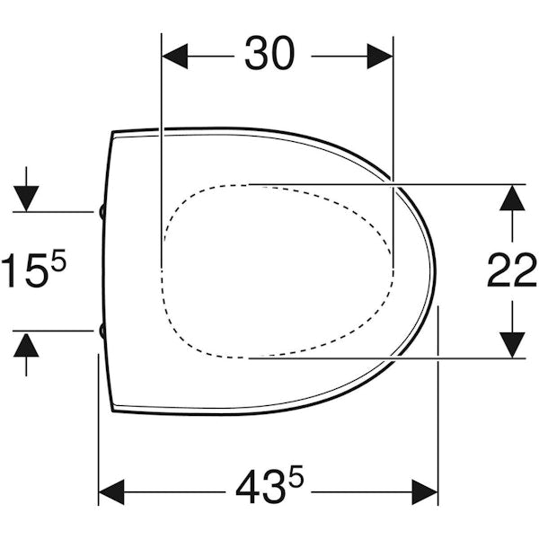 WC-istuinkansi Ido pehmeä, valkoinen 502427001 [5711181]