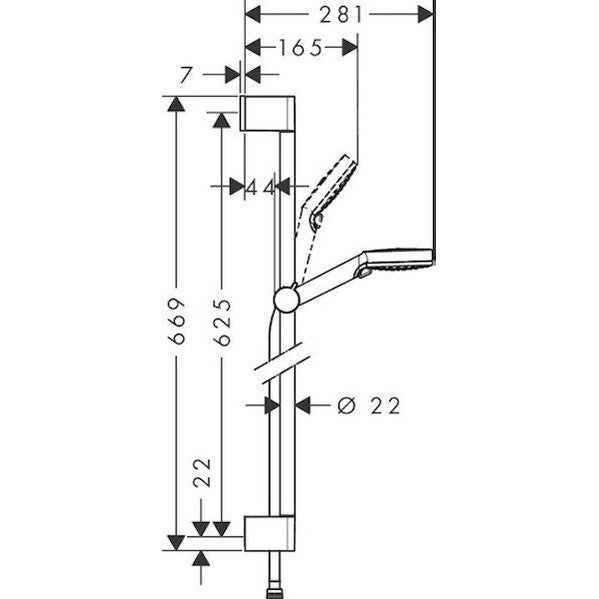 Suihkusetti Hansgrohe 26555400 Green 6L/Min [6559820]