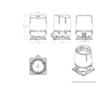 Huippuimuri Vilpe ECo160S Flow + as.sarja 300X300 vaaleanharmaa [7820321] |