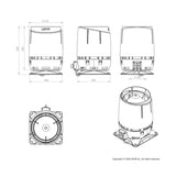 Huippuimuri Vilpe ECo110S Flow + as.sarja 300X300 musta [7820337] |