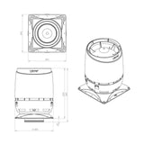 Huippuimuri Vilpe Flow XL ECO 200S + as.sarja 400x400 musta [7820385] |