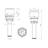Huippuimuri Vilpe ECo Flow C-sarja 125C/400 Musta 7820513