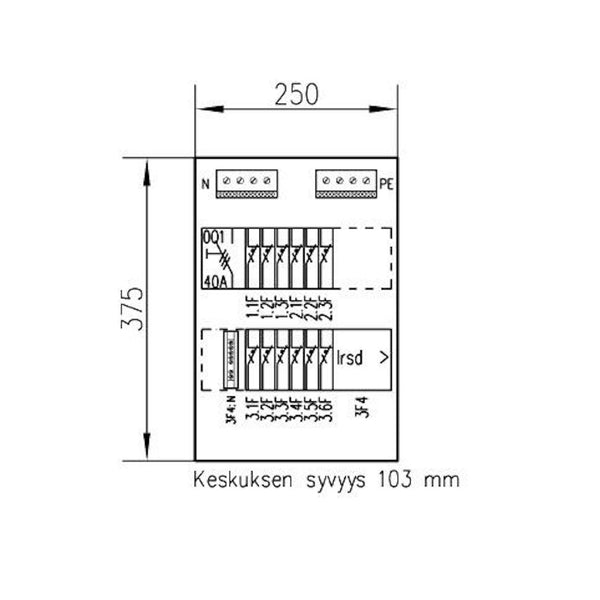 Ryhmäkeskus Pinta Ps Pointer Pointer3412 V 35A Ip30 Ps [3332317] |