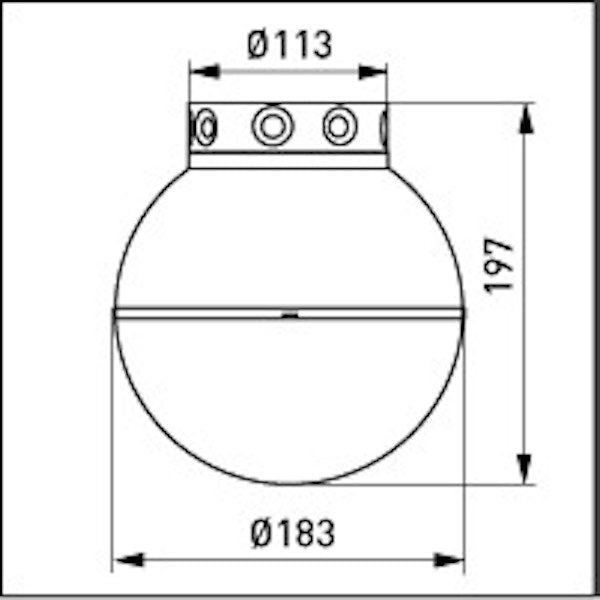 Yleisvalaisin Ensto Avr20.11X60W A60/E27 230V