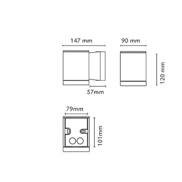 Seinävalaisin Ulko Sg Echo S 4.5W 27K Gr [4522267] |