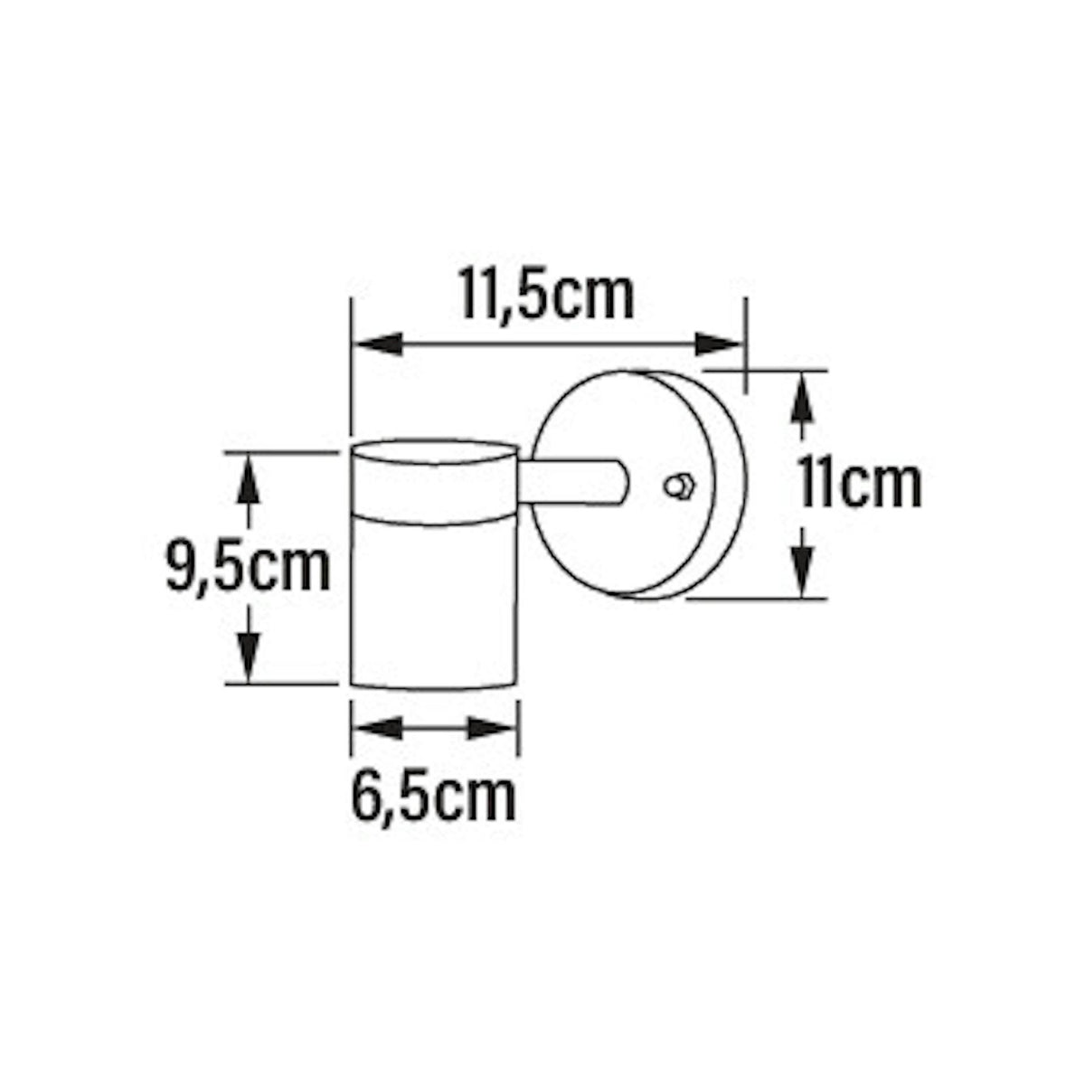 Seinävalaisin Modena 7534 - 750 Ip44 4W [4533497] |