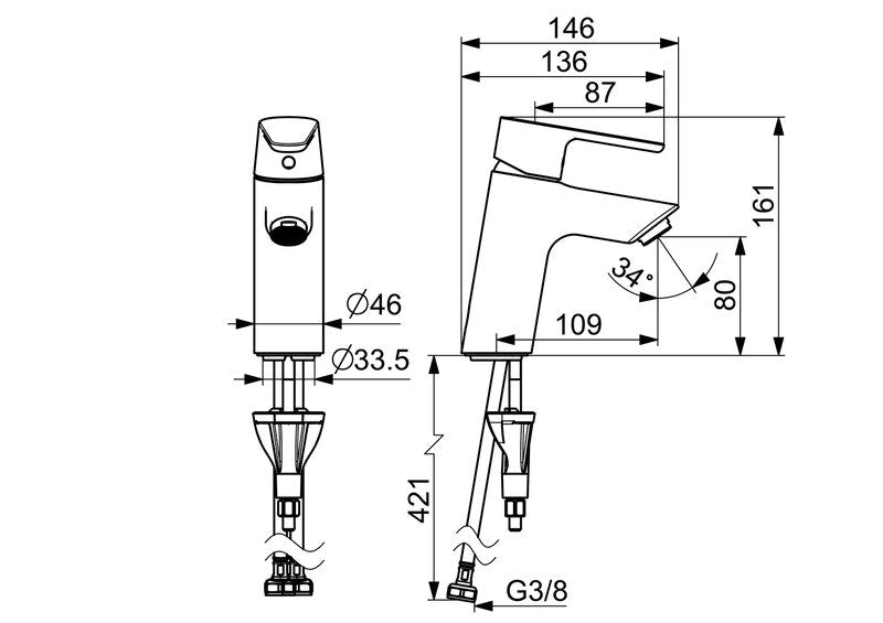 Pesuallashana Oras Optima 2610F-33 6110473