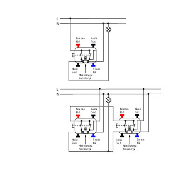 Kytkin Ensto Intro 6/10Ax/250V/Ip21 Ukj 1X Mv Val [2113546] |
