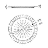 Lattiakaivon Kansi Purus Sun150 Musta Mikrosem [3312710] |