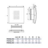 Poistoilmaventtiili Climecon PINODQ 100 [8735157] |