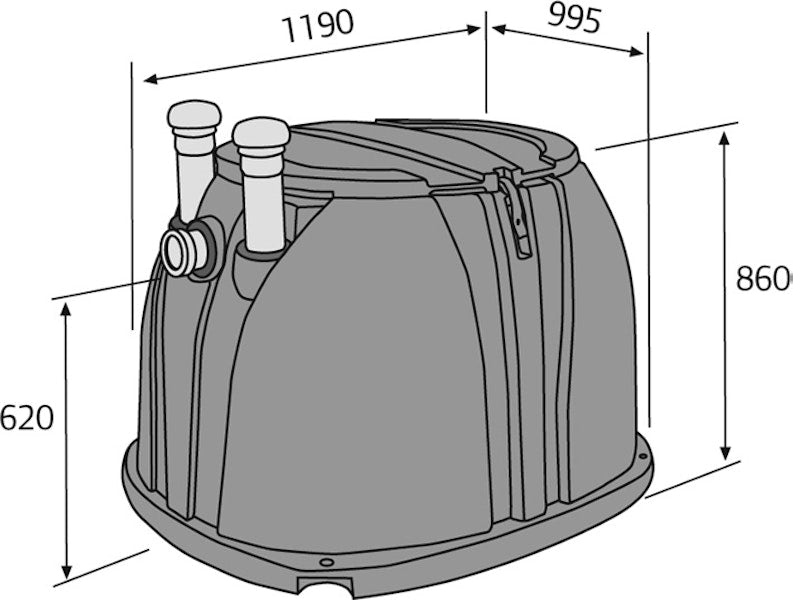 Harmaavesisuodatin Mökki Uponor 1050931 [3625043]