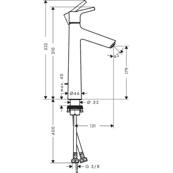 Pesuallashana Hansgrohe 72031000 Talis S 190 Vpv [6150439]