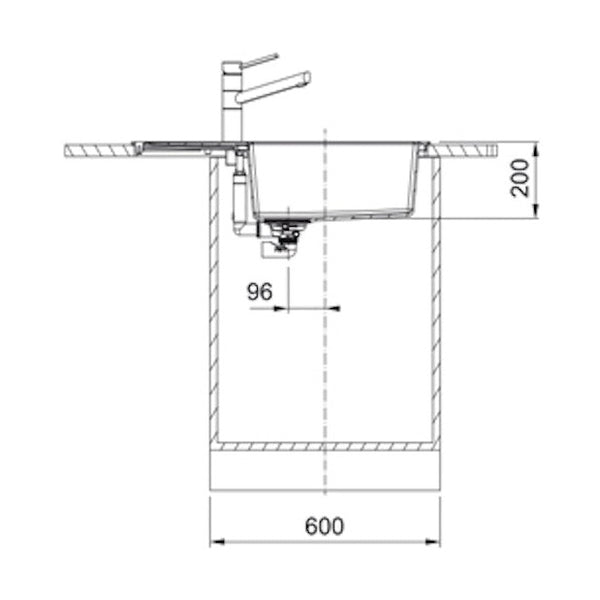 KEITTIÖALLAS TECTON FRANKE SIRIUS S2D 611 - 78 XL CB [5933842] |