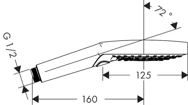 Käsisuihku Hansgrohe Raindance Select S 120 3jet 26530000 kromi [6559487]