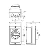 Turvakytkin Väännin Katko Kea 325 1No 3X25A 400V 11Kw [3635127] |