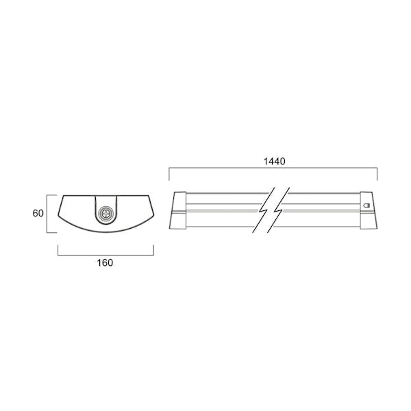 Yleisvalaisin Deltawing 1500 31-55W 4300-7400Lm 840