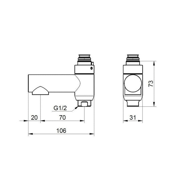 Vaihdinjuoksuputki Gustavsberg kääntyvä musta [6570343] |