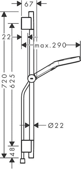 Suihkusetti Hansgrohe 28746700 Rainfinity 130 Eco Va [6550327]