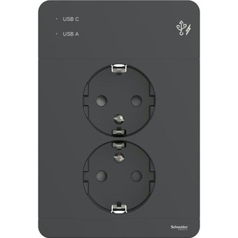 Pistorasia Exxact 2 - Pr + 2X Usb Lat. A+C 3A Ant [2500396] |