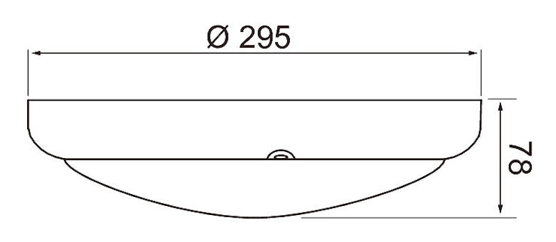 Yleisvalaisin Pinta Sono Ip54 15W 835 Pco Wh
