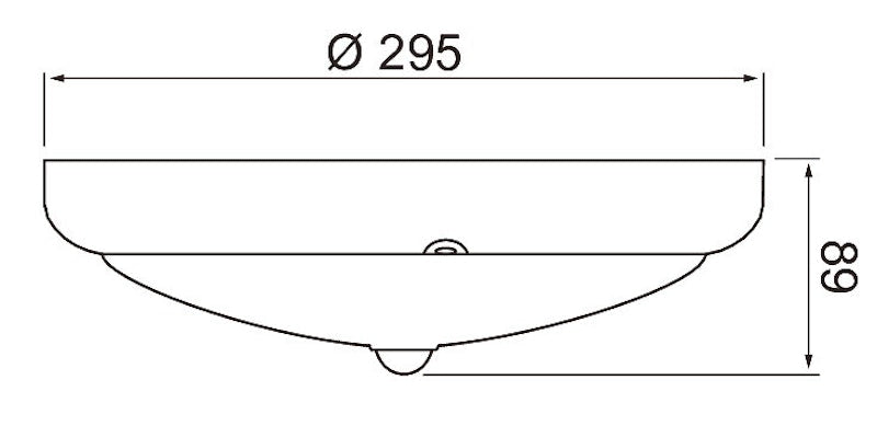 Tunnistinvalaisin Sono Ip54 13W 835 Pir/Ms Pco Wh