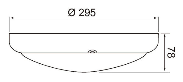 Tunnistinvalaisin Sono Ip54 15W 835 Ra/10-100 Pco Wh