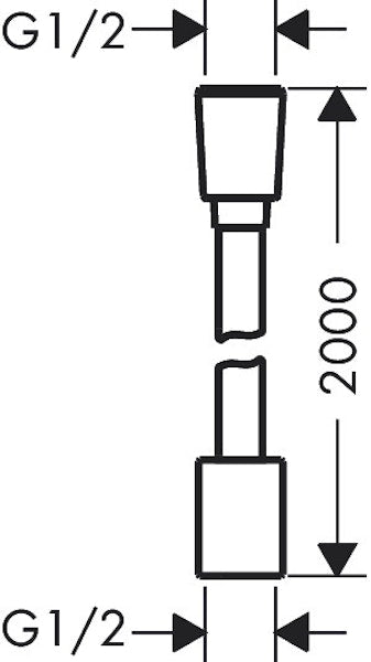 Suihkuletku Hansgrohe 28230140 Design 200 Cm Pronssi [6550296]