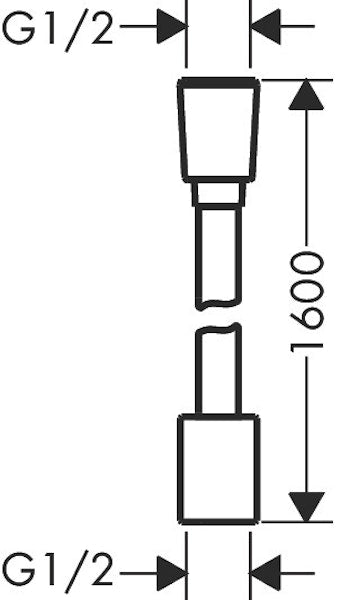 Suihkuletku Hansgrohe 28250210 Design Pla 160Cm Hiekka [6550302]