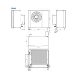 Ilma - vesilämpöpumppu S2125 - 8 3X 400V 064219 NIBE S2125 [5362911] |